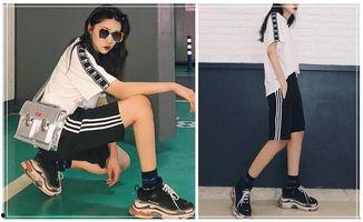 明星爬山穿衣搭配图片