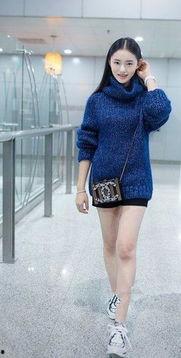 明星毛衣街拍图片,星范儿十足！明星街头毛衣穿搭大盘点