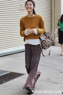 明星毛衣街拍图片,星范儿十足！明星街头毛衣穿搭大盘点